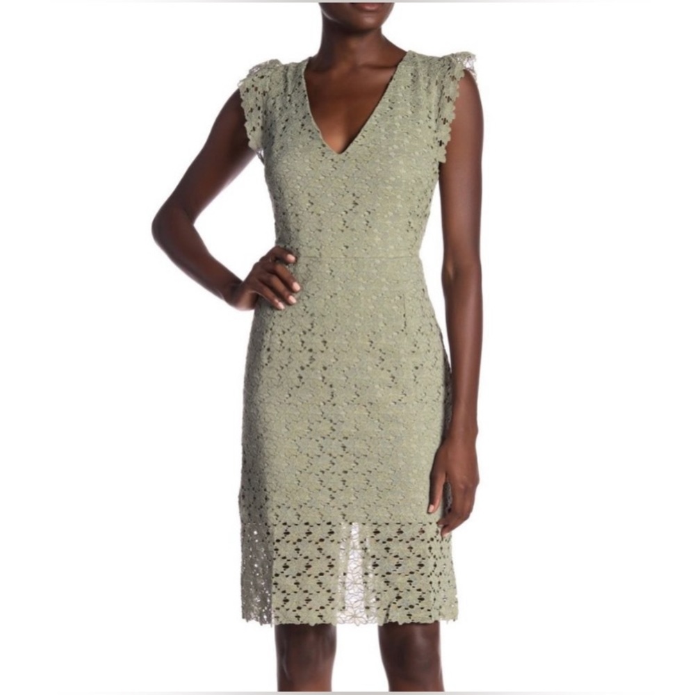 J.O.A. Lace Sheath Dress